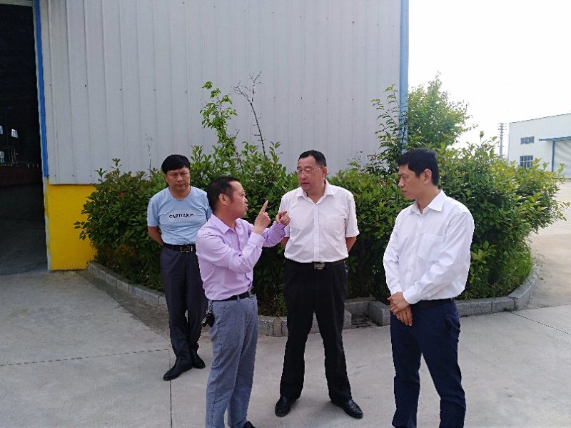 蔡市長及開發(fā)區(qū)領導蒞臨我公司調研指導工作